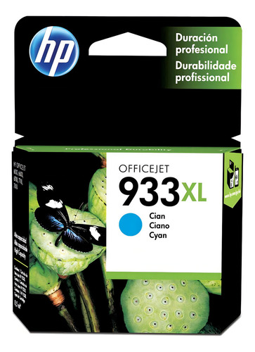 Cartucho De Tinta Hp 933xl Cian (cn054al)