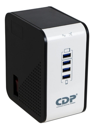 Regulador Cdp 1000va / 400w, 8 Contactos, Con Entrada Usb Pa