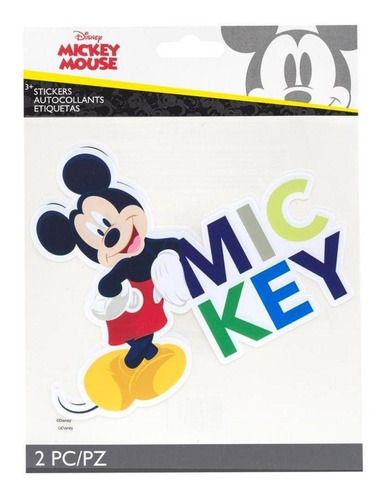 2 Stickers Estampas Mickey Mouse Disney Calcomanias Scrap