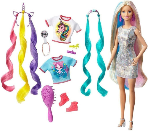Imagen 4 de 8 de Barbie Fashionista Peinados De Fantasía