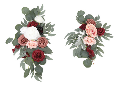 Carteles De Bienvenida Para Bodas, Decoración Floral, 2 Piez