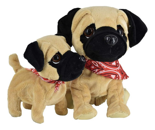 Pug Daddy Pug Puppy Peluche De Juguete Electrónico Per...