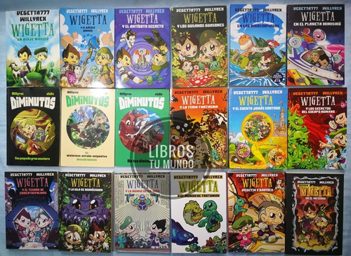 Wigetta Colección De 18 Libros + Póster - Vegetta Willirex 