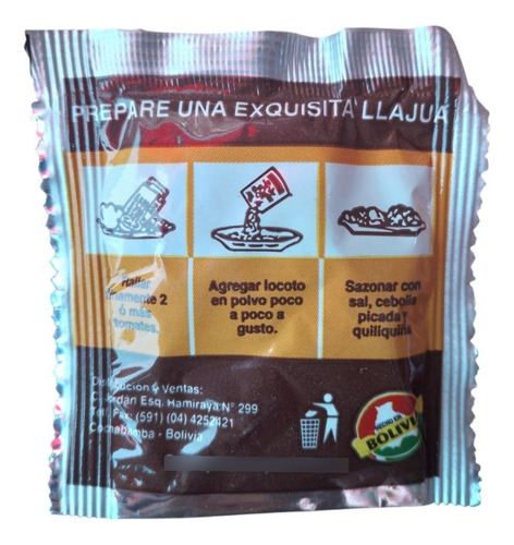 Locoto En Polvo 10 G Ají Picante Pack X 200 Unidades