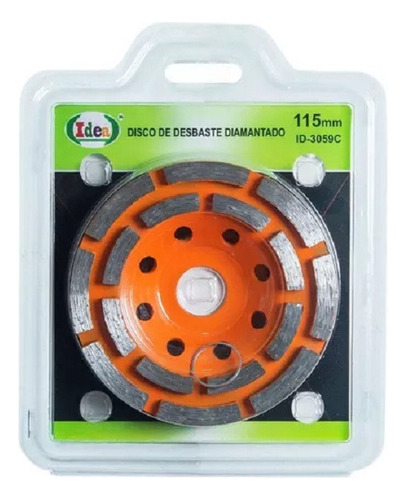 Discos Desbaste Diamantado Concreto Mármore Idea 115mm 3059c