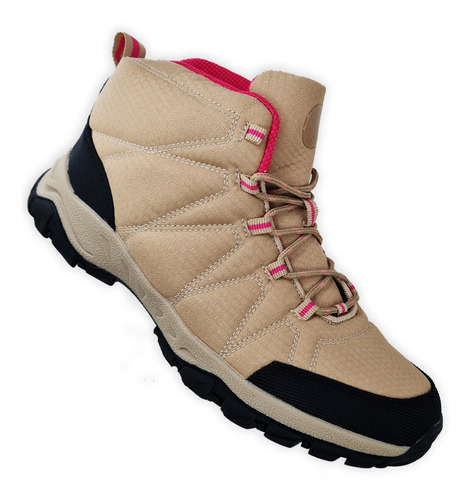 Zapatillas Outdoor Invierno Beige 2156- Zapatillaschile