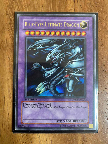 Blue Eyes Ultimate Dragon Dpkb-en026 1st Edition