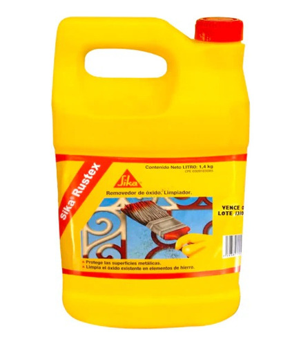 Sika Rustex Removedor De Oxido 1.4 Kg 