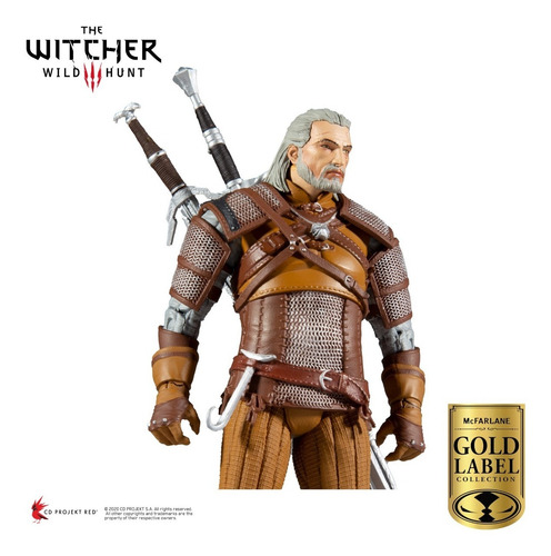 Figura The Witcher Geralt Of Rivia (gold Label Series)