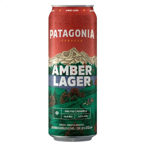 Lata Cerveza Patagonia Amber Lager - 01bebidas