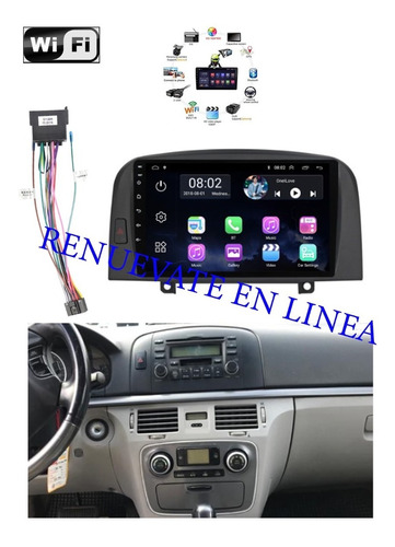Radio Android 9 Pulgadas Mas Bisel Hyundai Sonata 2006 A2008