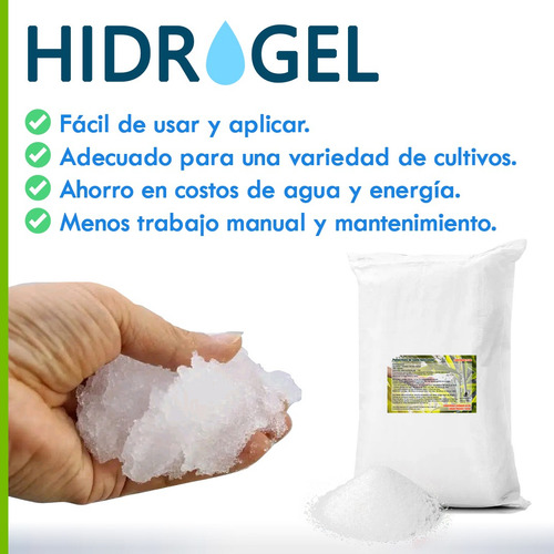 Hidrogel Pantas Y Árboles Saco De 25 Kg. Mantiene La Humedad