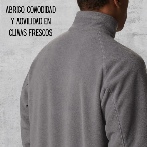 Buzo Columbia Polar Fast Trek 3 Medio Cierre Hombre Térmico