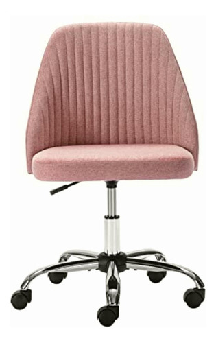 Yangming Home Office Chair, Mid-back Armless Twill Fabric