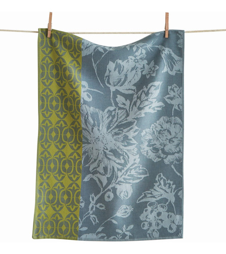 Etiqueta Invernadero Jacquard Paño Cocina 1 C U Azul