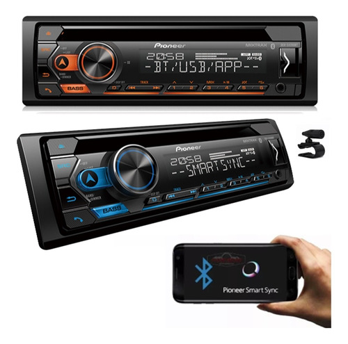 Mp3 Player Pioneer Deh-s4280 Mixtrax/bluetooth 4 Rca