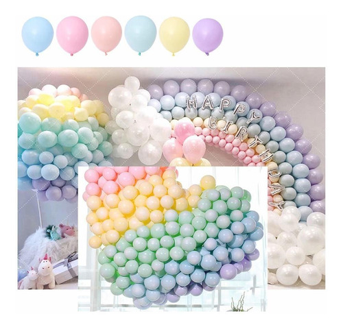 Party Pastel Balloons 150 Piezas Kit De Globos Macaron ...