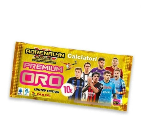 1 Sobre Gold Premium Calciatori Adrenalyn 2023 Panini Italy