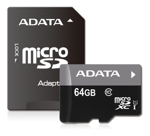 Memoria Micro Sdhc Adata 64gb Uhs-i C/adaptador Cl10