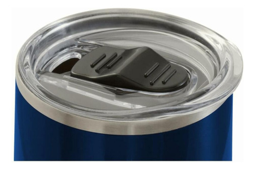 Termo Con Protector Deslizante, 350 Ml, Azul Marino