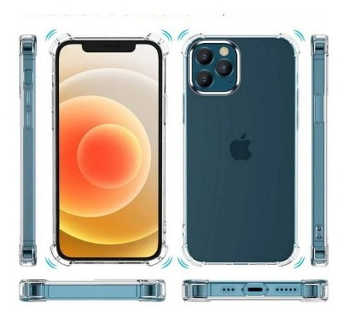Imagen 2 de 4 de Protector iPhone 13 13 Mini 13 Pro 13 Pro Max Cristal Case