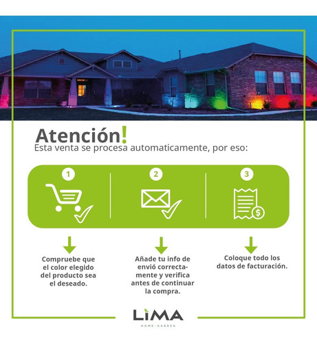 Imagen 4 de 9 de Reflector Led Rgb 30w Exterior 16 Colors Control Remoto Ip65