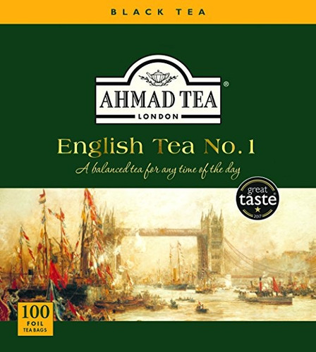 Ahmad Inglés Tea N. ° 1 100 Bolsitas De Té