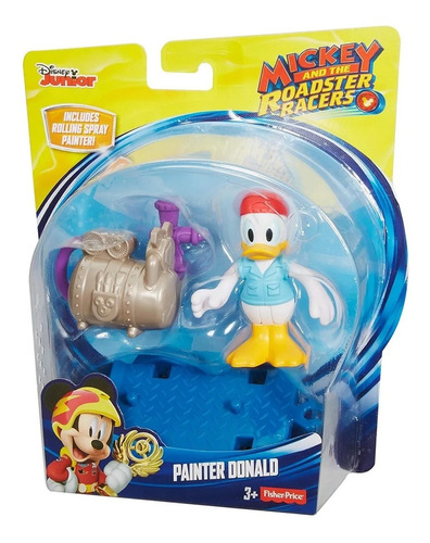 Figura Mickey The Roadster Racers Pato Donald Pintor Dtt74