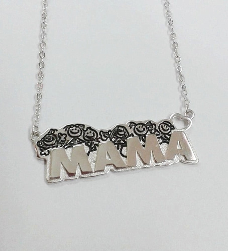 Conjunto Medalla Y Cadena De Plata 925 Mama Regalo Ideal! 