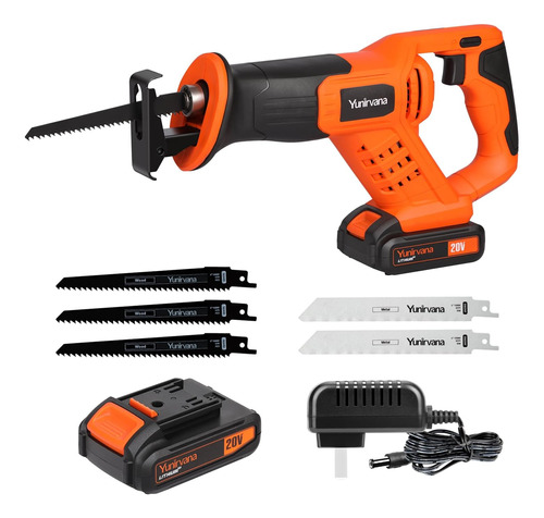 20v Reciprocating Saws, Variable Speed 03000 Spm Cordle...