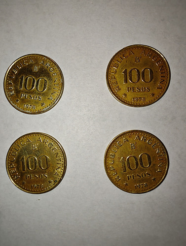 Moneda 100 Pesos 1978. Caba/ Envios
