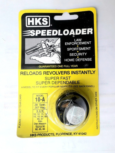 Cargador Rápido De Revolver Cal 38 Polígono Speed Loader 