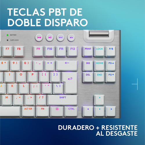 Teclado Inalámbrico Logitech G915 X Lightspeed Tkl Blanco Us