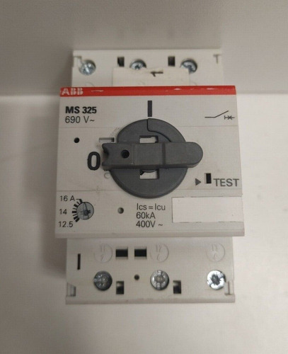 Guaranteed! Abb 12.5-16a 690v Manual Motor Starter Ms325 Ccm