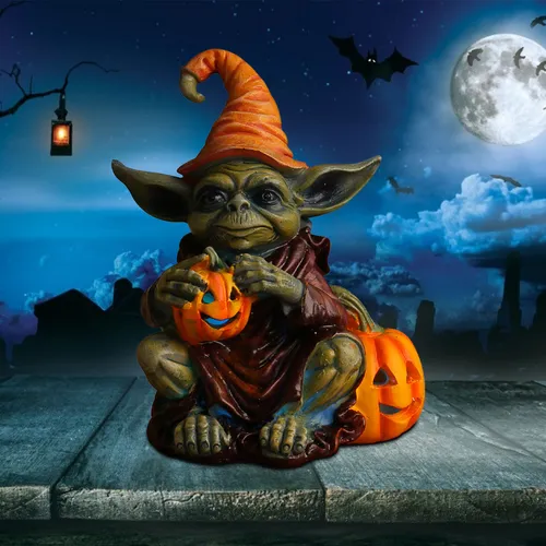 V Calabaza Extraterrestre De Halloween Iluminada Eléctricame