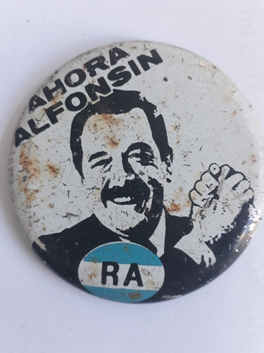 Prendedor Ahora Alfonsin Ucr 1983 En La Plata
