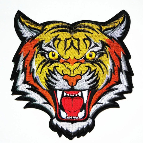 Parche De Tigre Felino Para Ropa, Mxigr-001, 1 Parche, Tigre