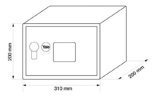 Imagen 9 de 9 de Caja De Seguridad Yale Compact 8 Lts.