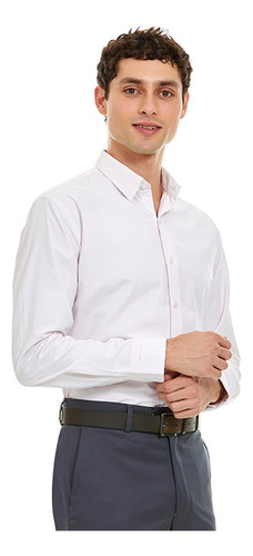 Camisa Para Caballero En Tejido A Cuadros Slim Fit