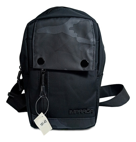 Morral / Pechera Manos Libre Moto Color Negro Est Urbano 