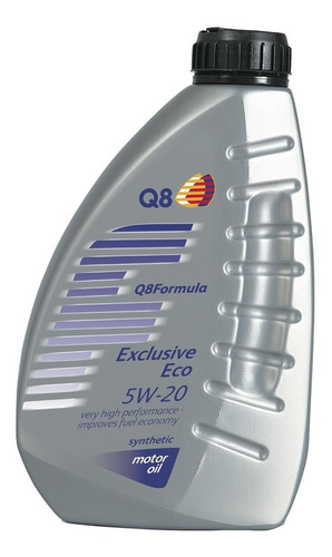 5w-20 - 1 L Q8oils Lubricante Para Motor Q8 Exclusive Eco 