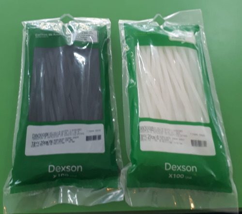 Amarras Plasticas Dexxon 20cm Dxn3008n Negras Zunchos 100u