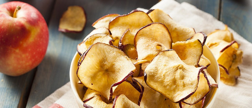 Imagem 4 de 7 de Maçã Chips Desidratada 5kg - Preço De Atacado + Fg