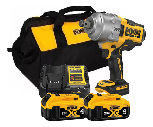 Chave De Impacto Dewalt Dcf964 3/4 2bat 20v 4ah Carreg Bolsa