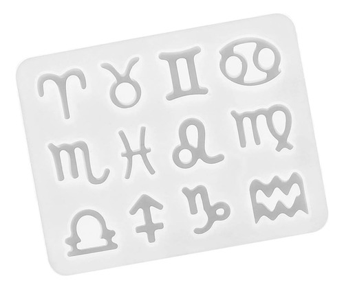 Resin Key Molds - 12 Horoscopes Silicone Mold,jewelry