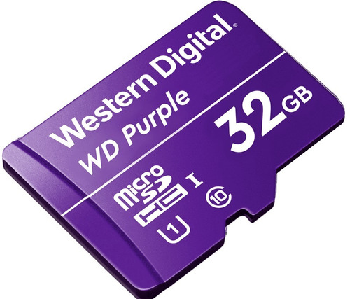 Memoria Micro Sd 32gb Western Digital Purple Wdd032g1p0a /vc