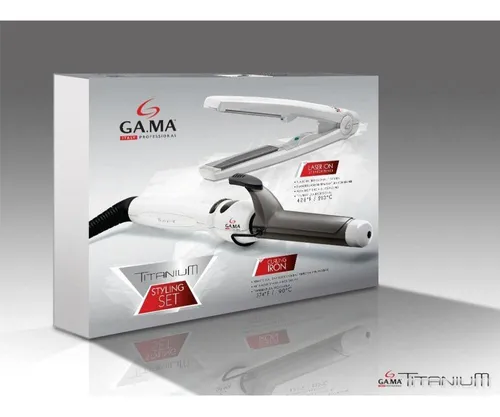 Set Gama Plancha Cp1 Laser Ion Rizador Titanium