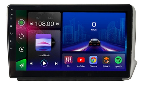 Stereo Multimedia Gps Peugeot 208 Y 2008 4gb 64gb Cplay