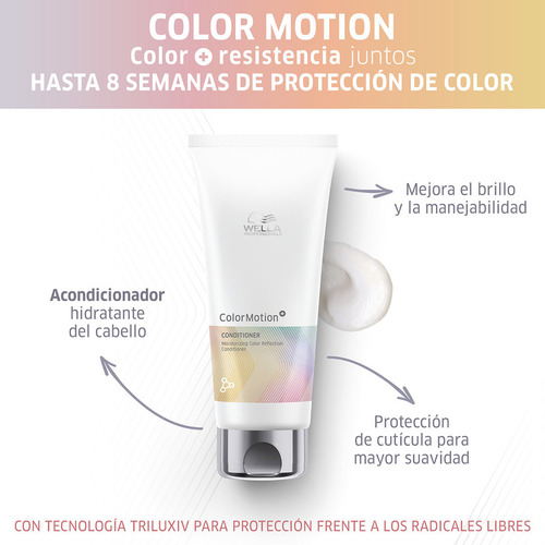 Acondicionador Para Cabello Teñido Wella Color Motion 200 Ml