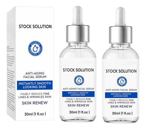 Serum Instant Effect Face Stock Solution Plumping Skin Tight